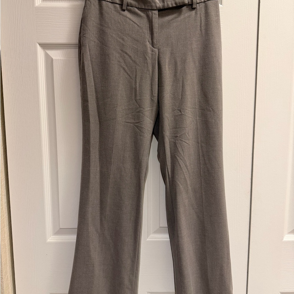 Ann Taylor Classic Gray Flare Pants